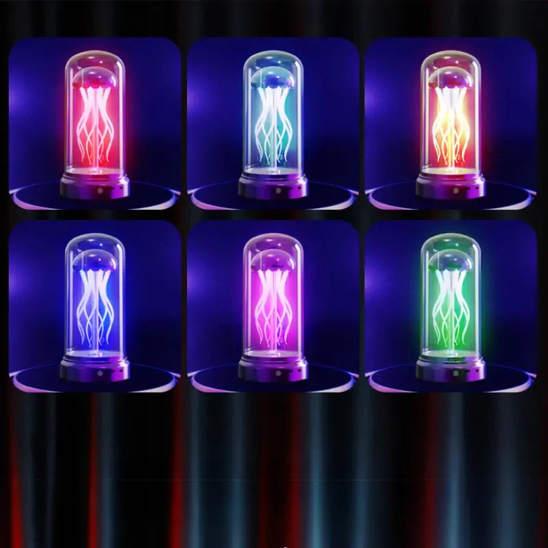 LumiMéduse - Lampe Colorée Dansante en Forme de Méduse - Rynova