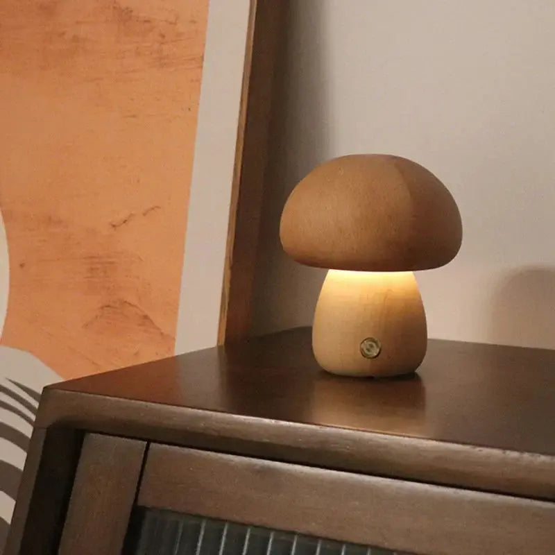 Lampe Tactile Champignon, Lumière Douce et Apaisante - Rynova