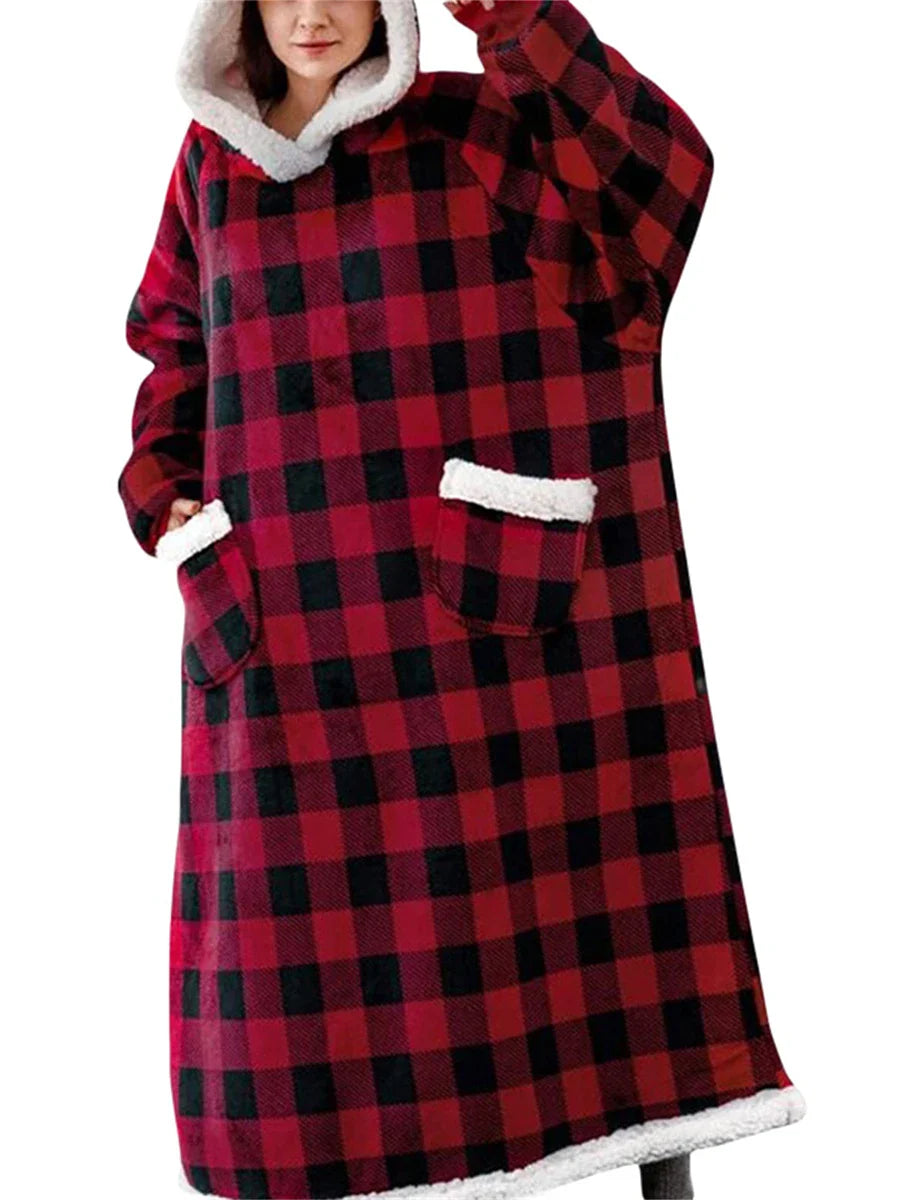CâlinCocoon – Sweat couverture à capuche pyjama douillet - Rynova