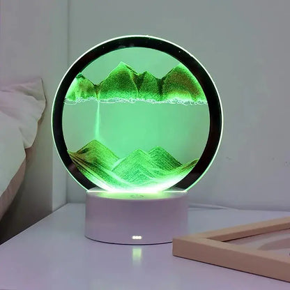 SableZen – Lampe à Sable Relaxante pour Décompression et Ambiance - Rynova