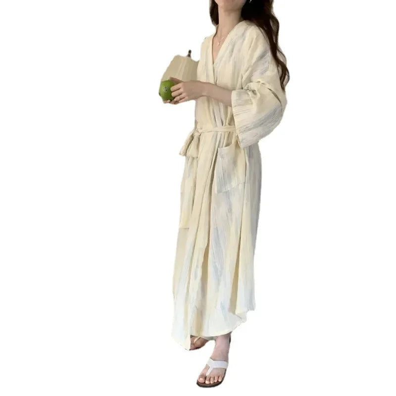 ÉléganceDouce – Peignoir d'Été Décontracté - Rynova