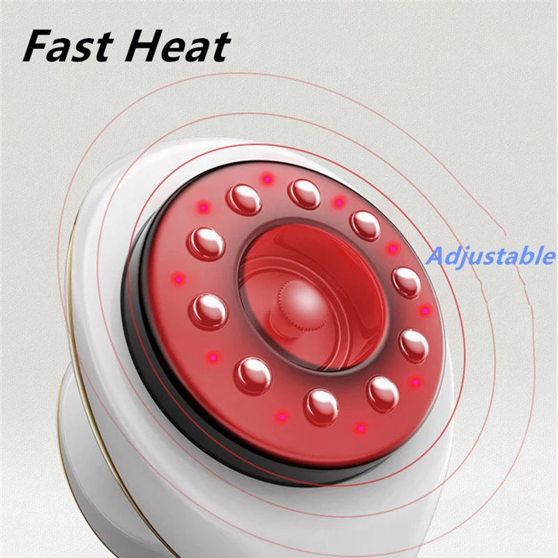 MASSAGE ÉLITE - Massager Électrique Guasha avec Ventouses Chauffantes et Anti-cellulite - Rynova