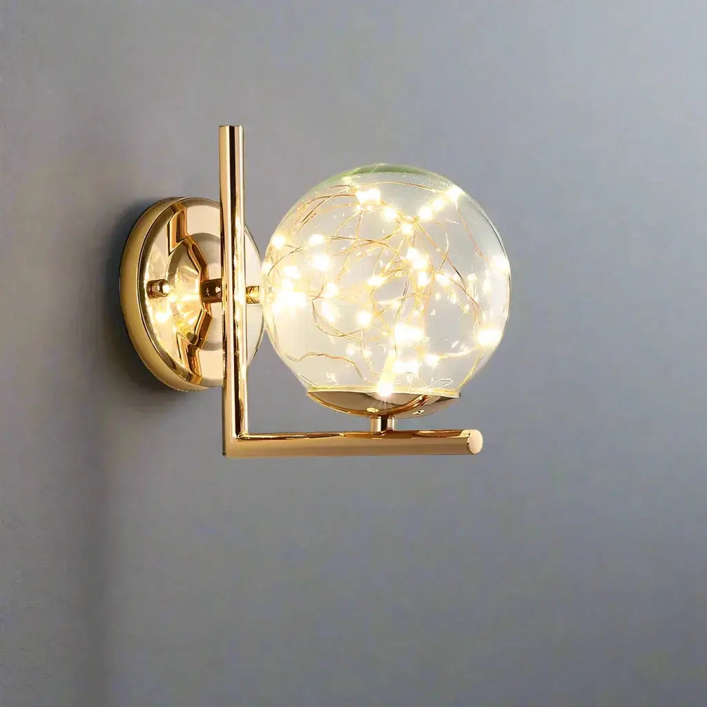 ÉclatVerre - Applique Murale LED en Verre Coloré - Rynova
