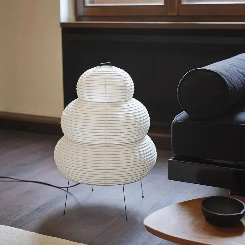Luminaires Éclaira - Lampe de Bureau en Papier de Riz avec Lumière Réglable - Rynova