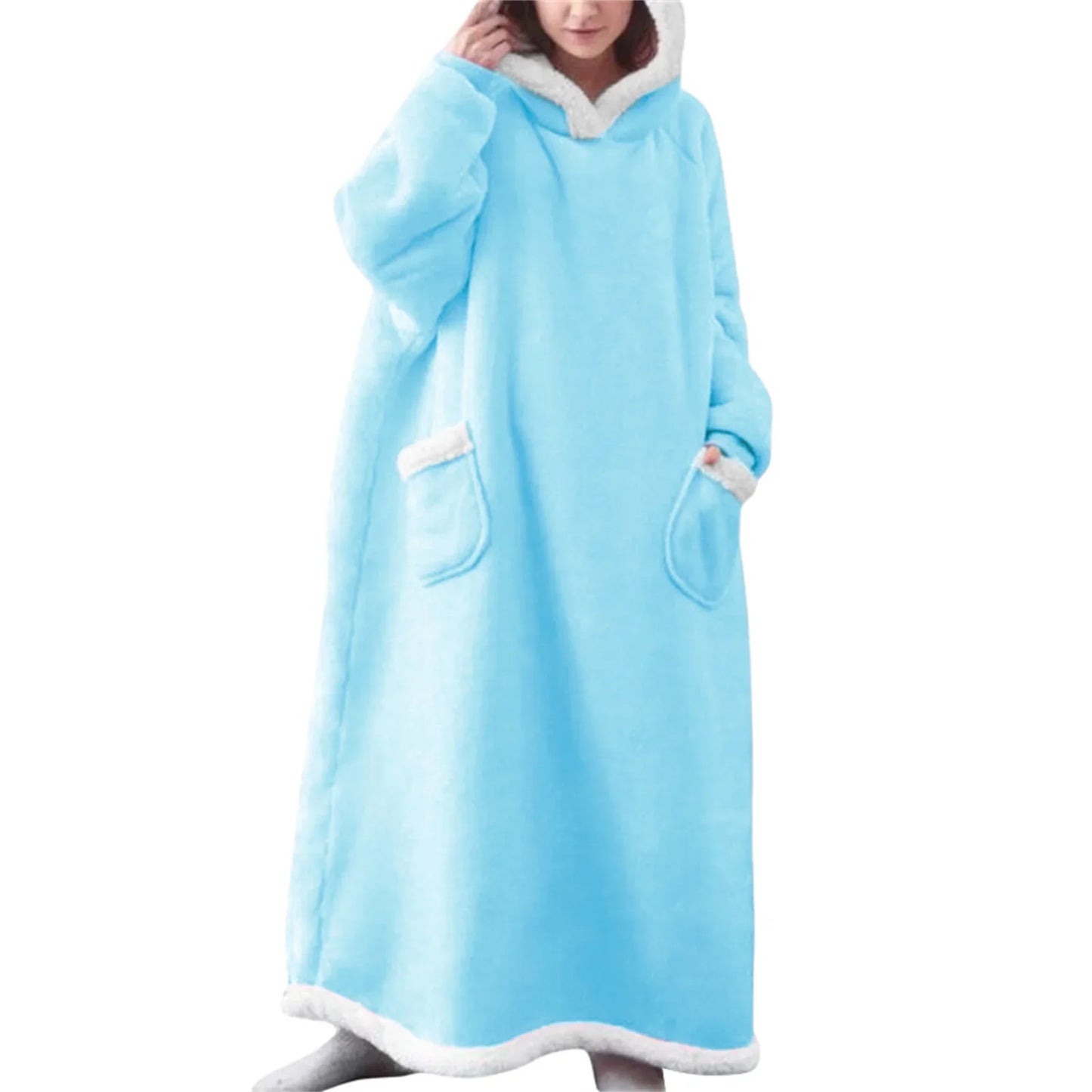 CâlinCocoon – Sweat couverture à capuche pyjama douillet - Rynova