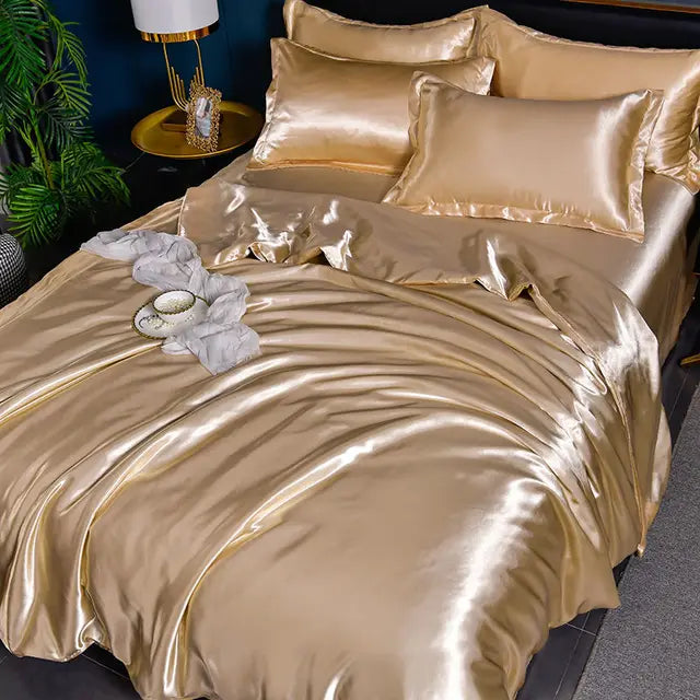 ÉléganceSatin – Housse de couette en satin luxueux - Rynova