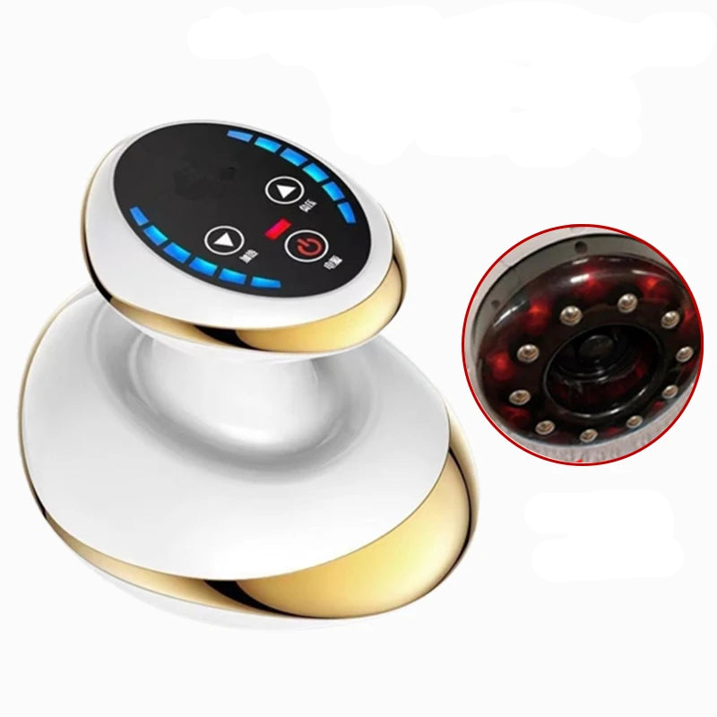 MASSAGE ÉLITE - Massager Électrique Guasha avec Ventouses Chauffantes et Anti-cellulite