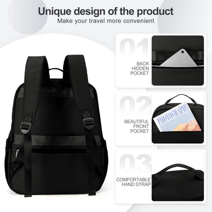 VoyagePro - Sac à Dos Cabine 40x20x25 pour Bagage à Main Ryanair et EasyJet, Sac à Dos Ordinateur pour Hommes/Femmes - Rynova