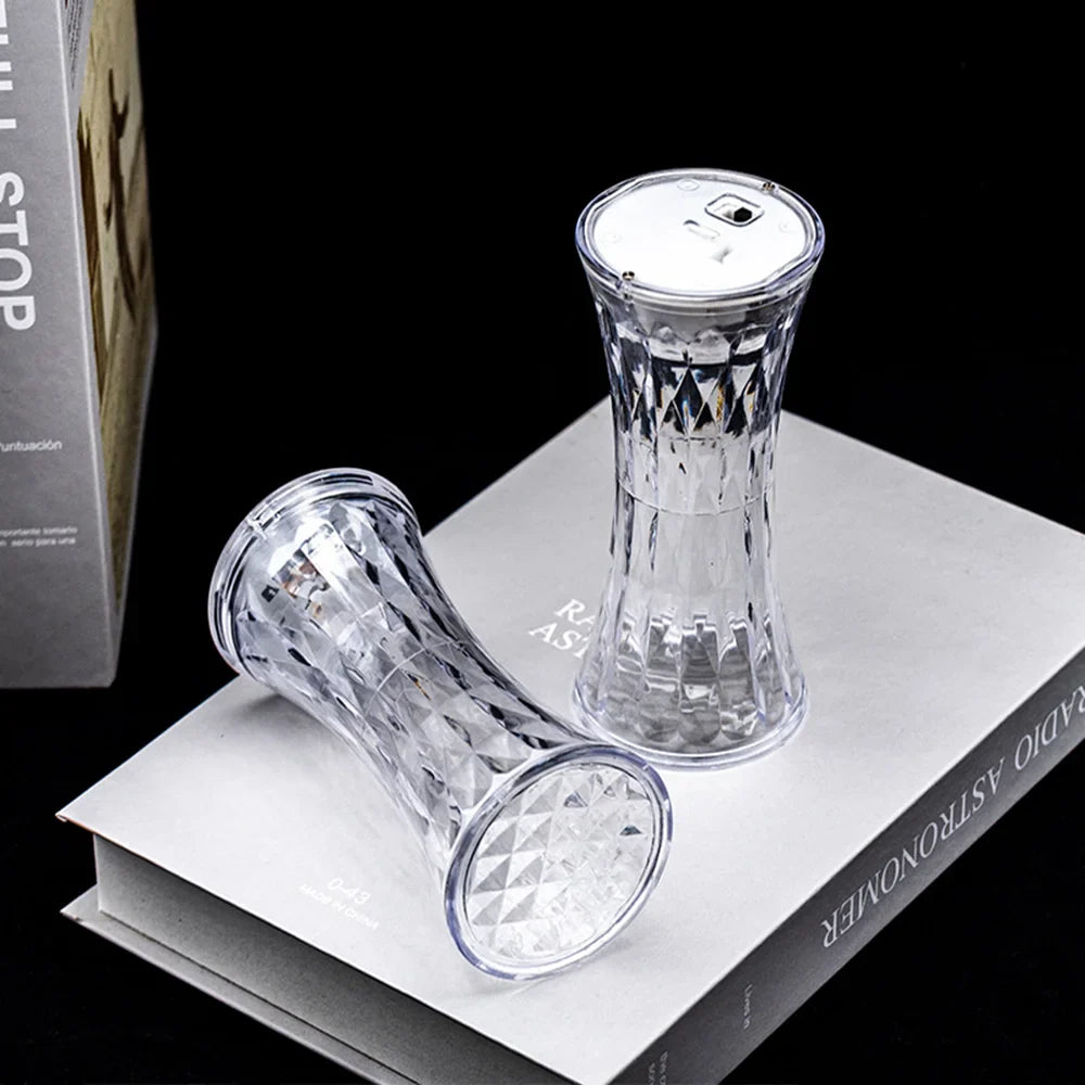 LumiDiamant - Lampe LED Transparent Diamant pour Lecture - Rynova