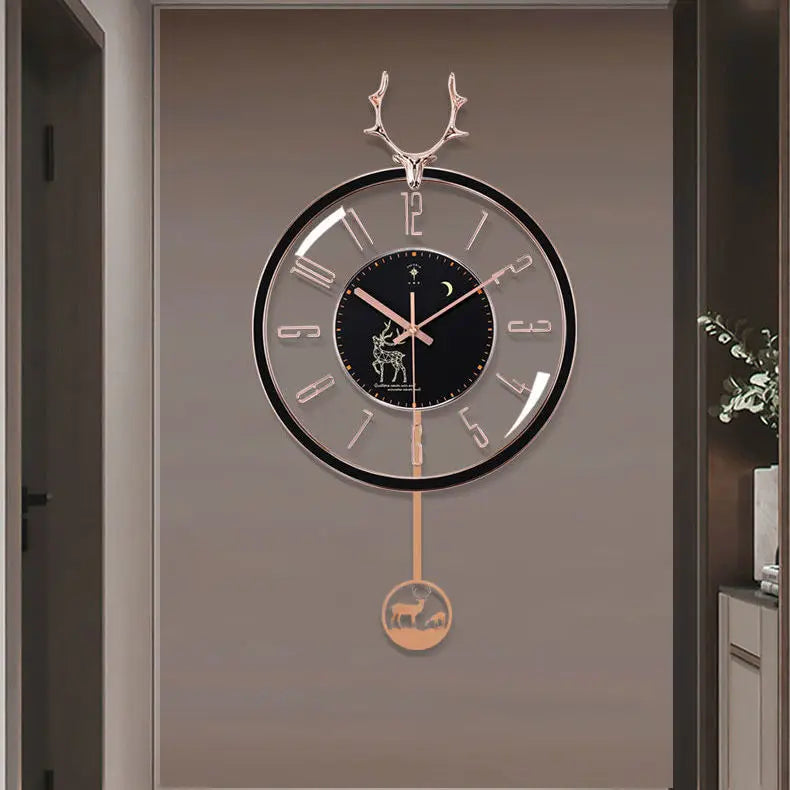 Horloge LuxeNord - Horloge Murale Silencieuse et Élégante - Rynova
