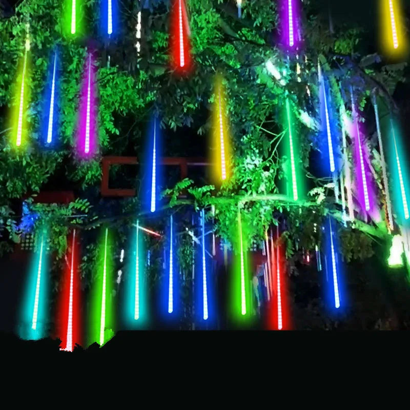 LumiMétéore – Guirlande lumineuse de Noël à effet pluie de météores - Rynova
