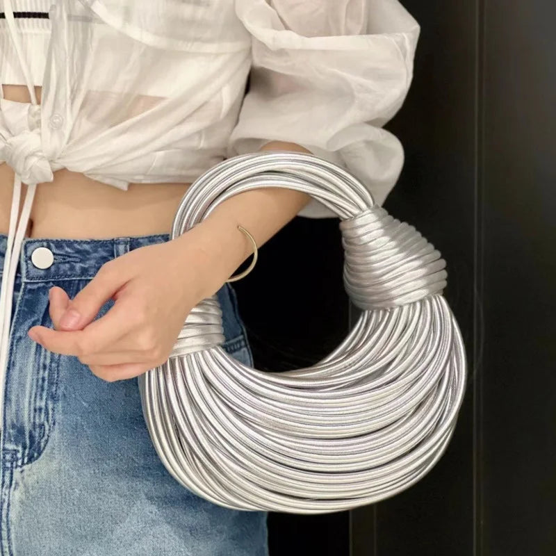 Sac Élégance – Sac à Main Luxe Tissé à la Main en PU pour Femmes, Chic et Pratique - Rynova