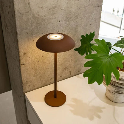 LumiLuxe - Lampe de Table Tactile Rechargeable pour Bureau et Aventure - Lumière Blanche Chaude - Rynova
