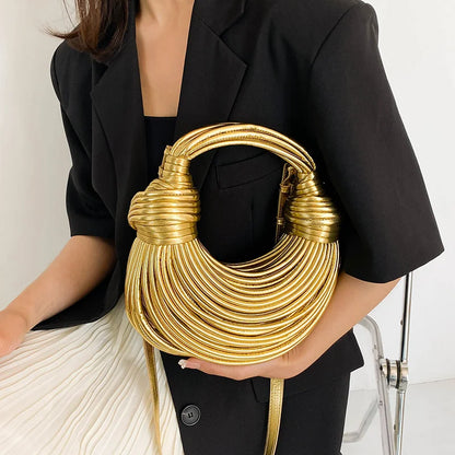 Sac Élégance – Sac à Main Luxe Tissé à la Main en PU pour Femmes, Chic et Pratique - Rynova