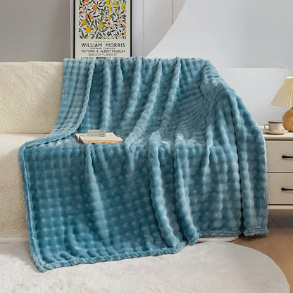 DouxVelours - Couverture Flanelle Légère et Douce pour Été - Rynova