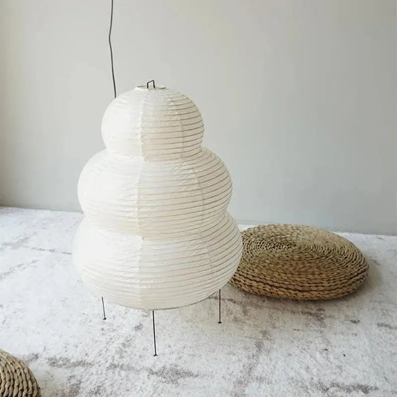 Luminaires Éclaira - Lampe de Bureau en Papier de Riz avec Lumière Réglable - Rynova