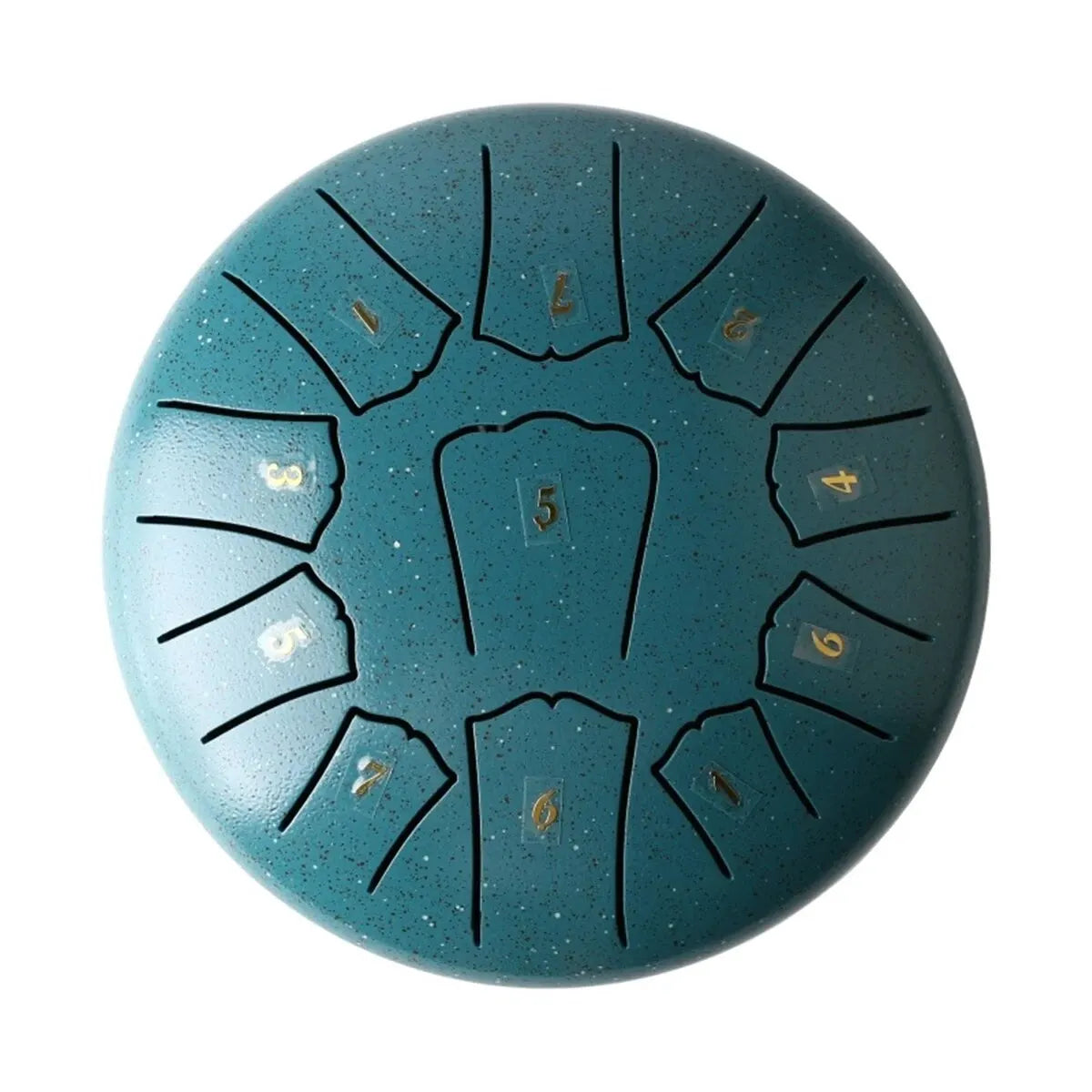 Zéphyr - Mini Tambour à Langue en Acier 6 Pouces, 11 Notes pour Yoga et Méditation - Rynova
