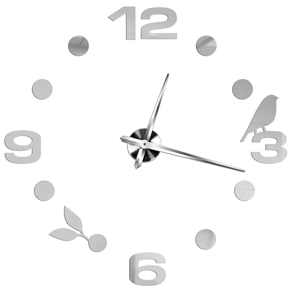 DecoHorloge – Grande Horloge Murale 3D pour Décoration Intérieure - Rynova