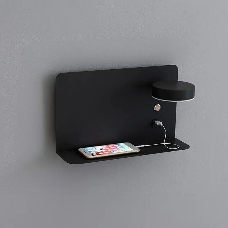 Lumière Élégante - Lampe de Chevet avec Port USB pour un Confort Moderne - Rynova