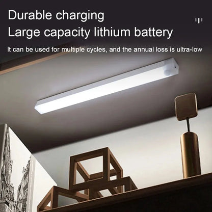 LumiBar – Lampe LED Rechargeable avec Détecteur de Mouvement et Luminosité Ajustable - Rynova