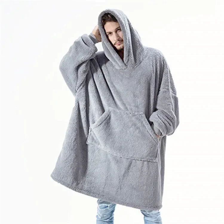 ChaleurÉlégante - Pull couverture en flanelle, pyjama - Rynova