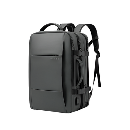 Sac à Dos de Voyage BANGE Pro – Grand Sac Étanche avec Port USB, Extensible, Capacité 17.3 pouces, Sac à Dos d’Affaires pour Homme - Rynova