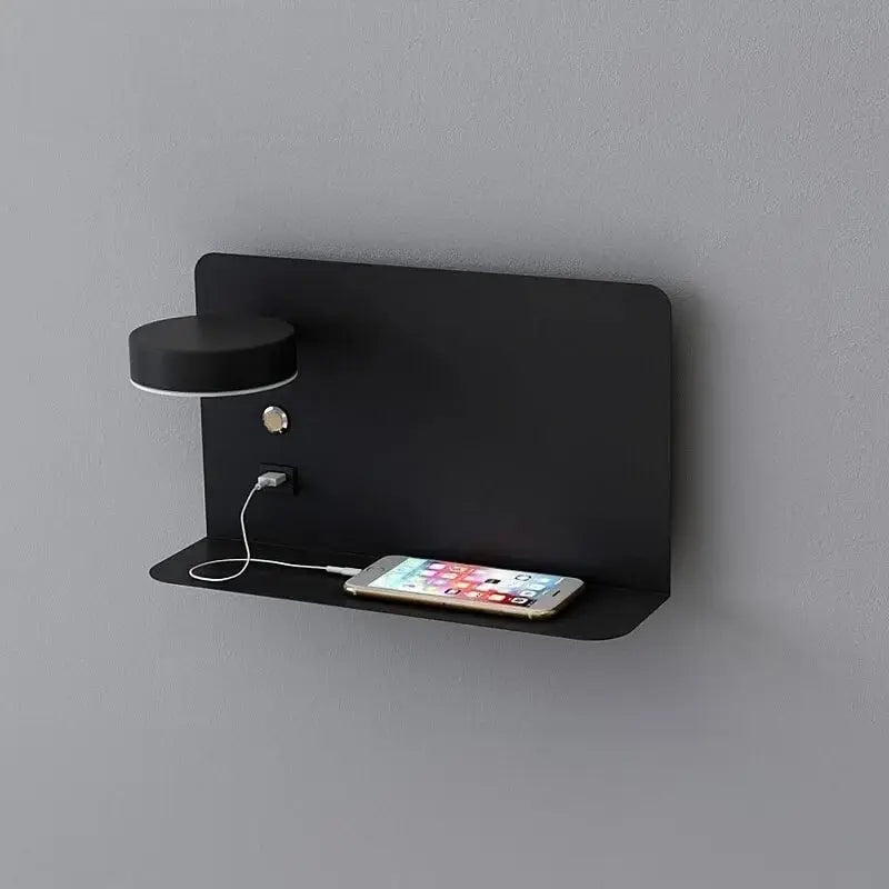 Lumière Élégante - Lampe de Chevet avec Port USB pour un Confort Moderne - Rynova