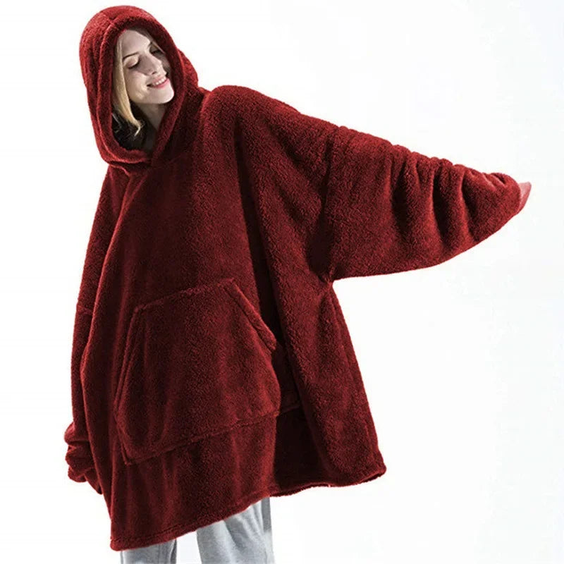 ChaleurÉlégante - Pull couverture en flanelle, pyjama - Rynova