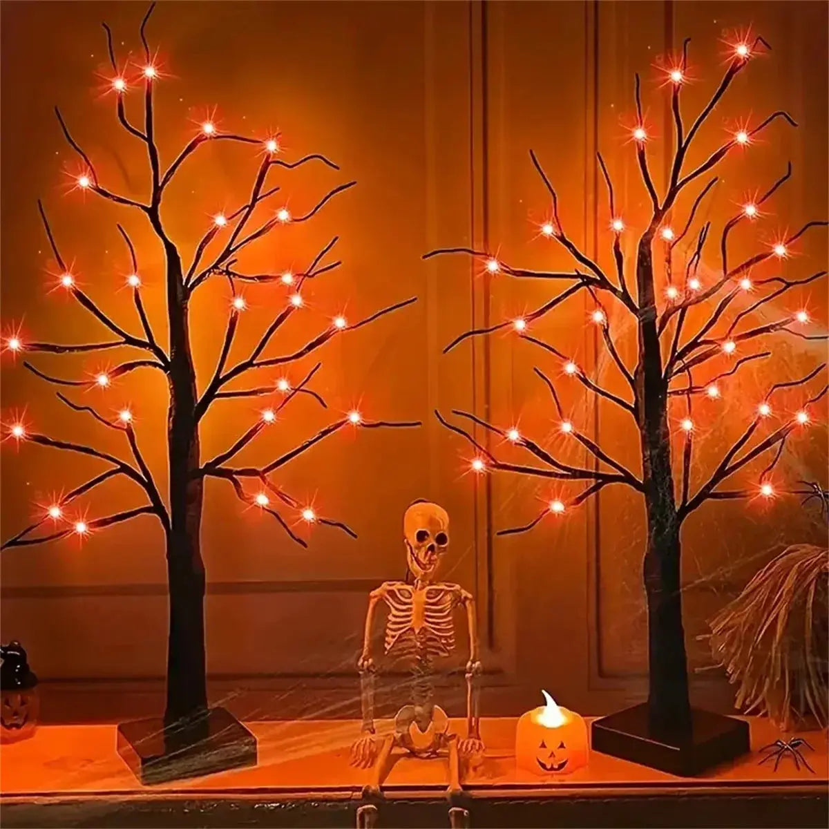 BirchLight - Lampe Arbre Bouleau Halloween Déco Intérieure - Rynova