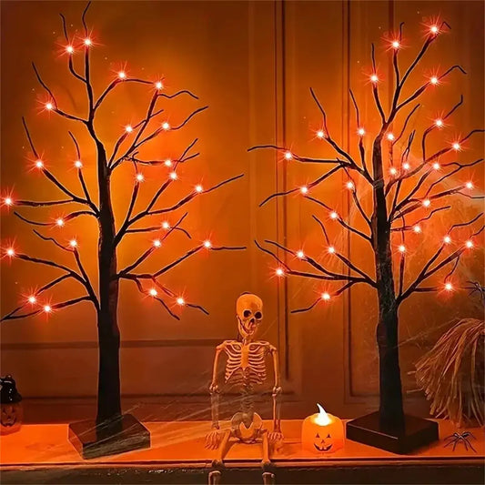 BirchLight - Lampe Arbre Bouleau Halloween Déco Intérieure - Rynova