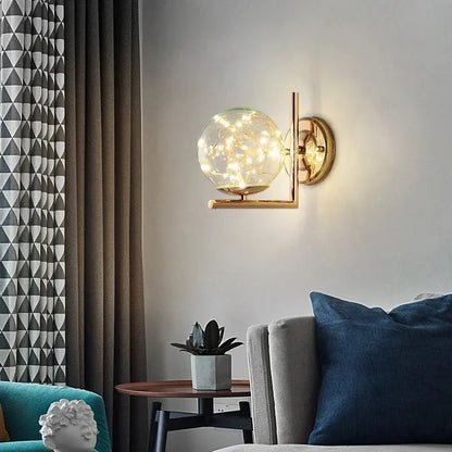 ÉclatVerre - Applique Murale LED en Verre Coloré - Rynova