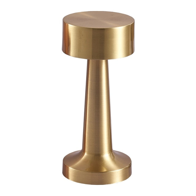 LumiAura - Lampe de table LED sans fil au style rétro chic - Rechargeable par USB - Rynova