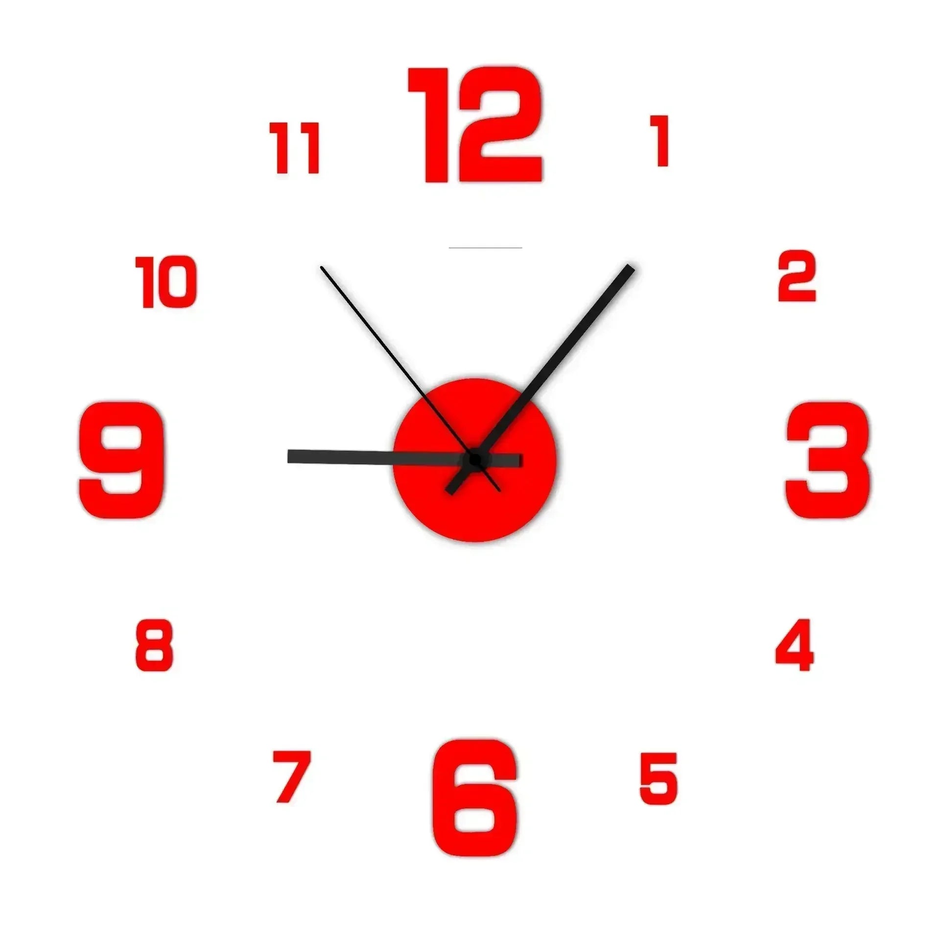 CarréÉlite – Horloge Murale Carrée Élégante et Créative - Rynova