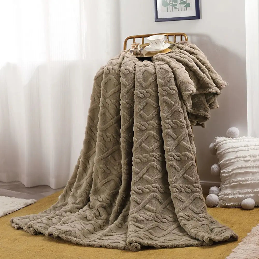 DouceNuit – Couverture Flanelle Imprimée pour Toutes Saisons - Rynova