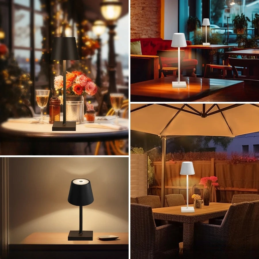 LumiTouch - Lampe LED USB Sans Fil Étanche Rechargeable - Rynova