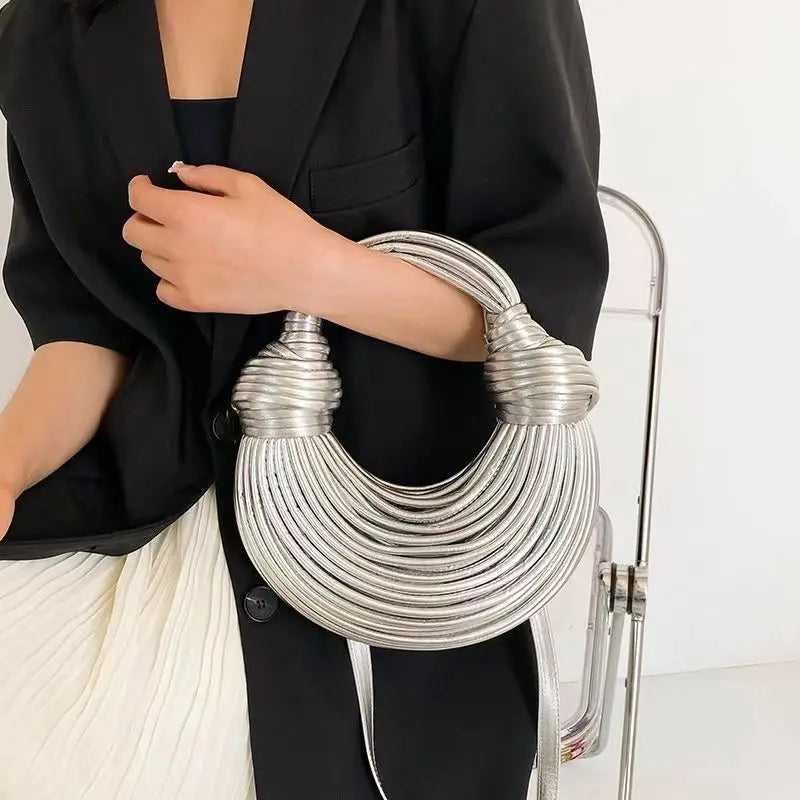 Sac Élégance – Sac à Main Luxe Tissé à la Main en PU pour Femmes, Chic et Pratique - Rynova