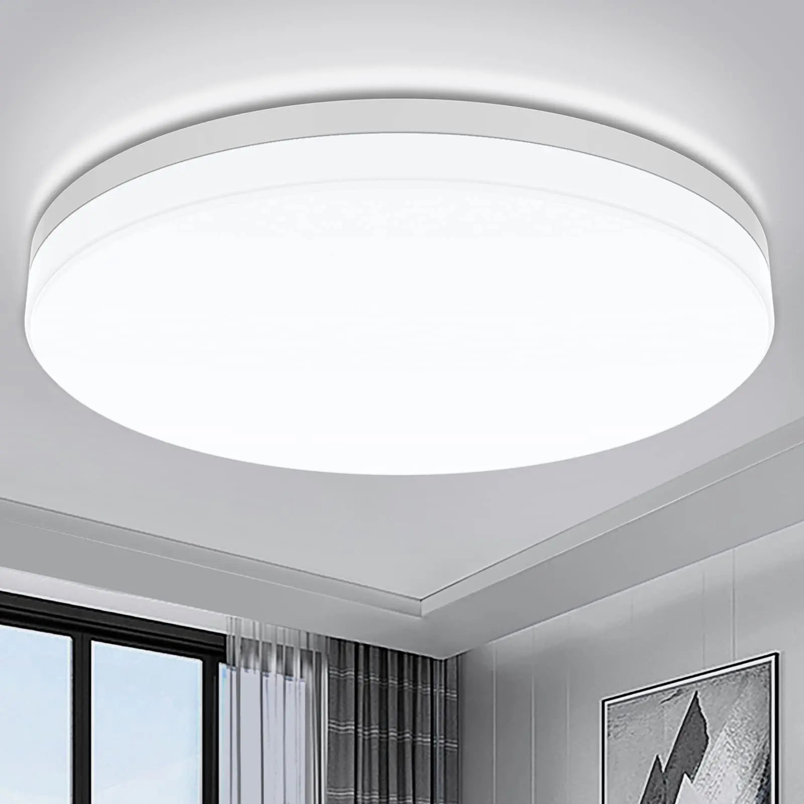 LumièreScandi - Plafond LED Crème Scandinave - Rynova