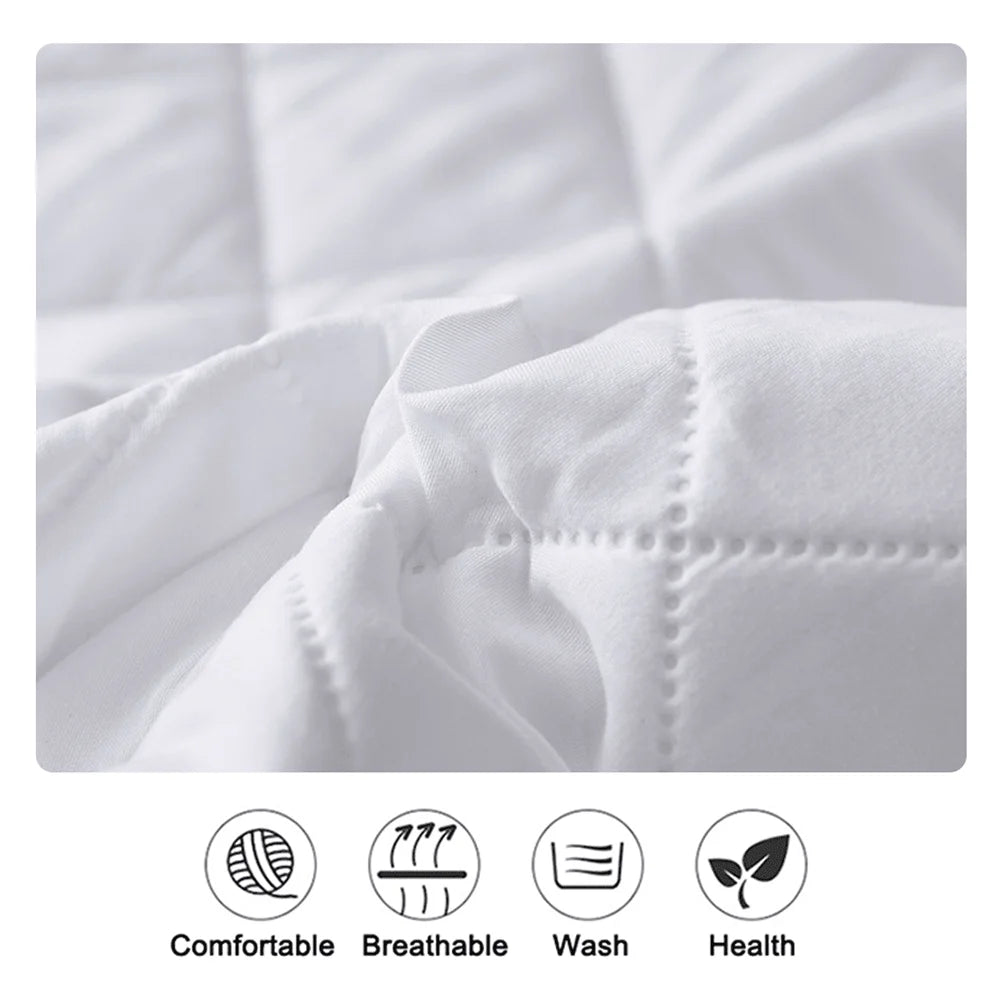 AquaMat - Protège-Matelas Imperméable avec Drap-Housse Ajusté - Rynova