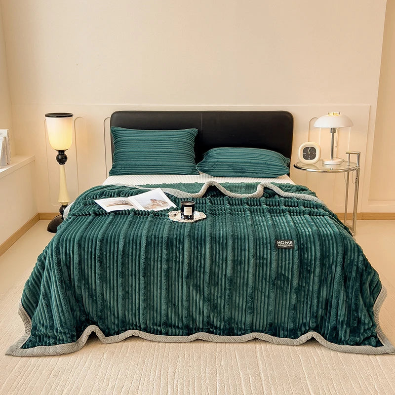CocoonDouceur – Plaid en Laine Épaissie pour Confort à Domicile - Rynova