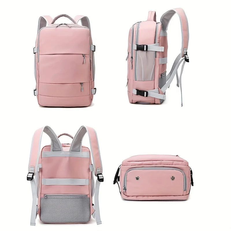 Sac à Dos Femme Voyage Multi-Fonction avec Rangement pour Chaussures et Séparation Étanche - Rynova