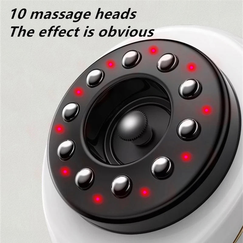 MASSAGE ÉLITE - Massager Électrique Guasha avec Ventouses Chauffantes et Anti-cellulite - Rynova