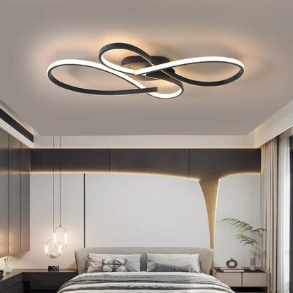 LuxeNoir – Plafonnier LED Moderne et Élégant - Rynova