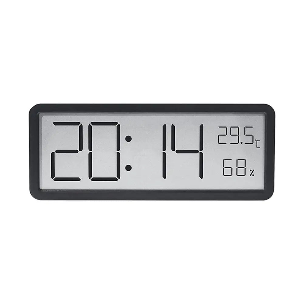 TechHorloge – Horloge Murale Numérique Multifonction avec Affichage LCD - Rynova