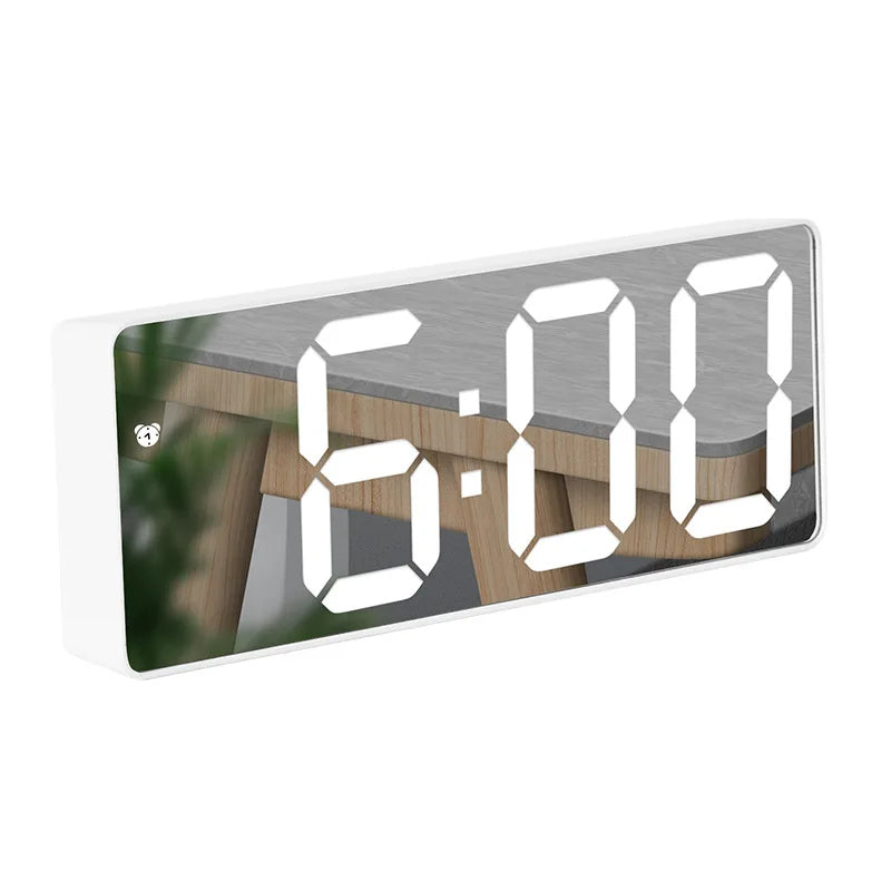 Réveil Miroir LuxTime – Réveil Électronique LED avec Fonction Alarme - Rynova