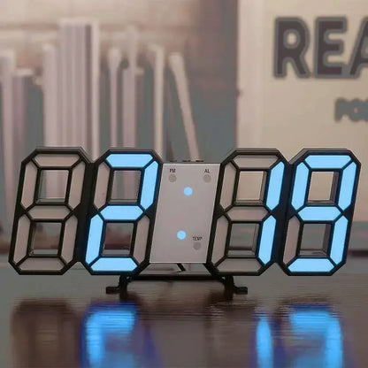Horlogix – Horloge LED 3D pour Décoration Intérieure Moderne - Rynova