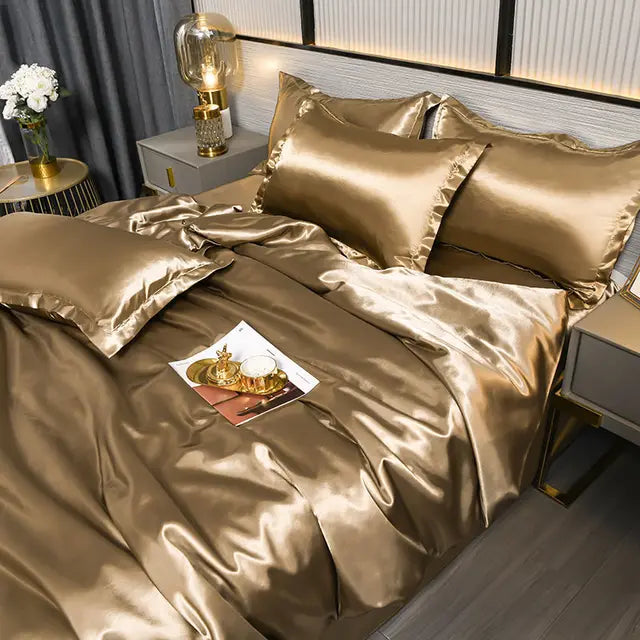 ÉléganceSatin – Housse de couette en satin luxueux - Rynova