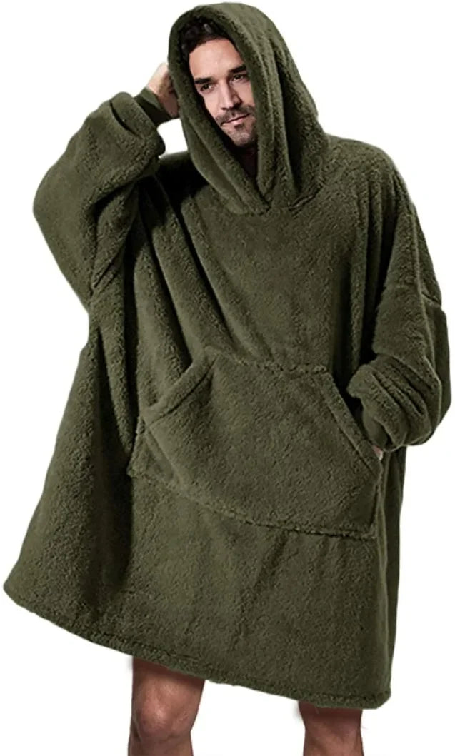 ChaleurÉlégante - Pull couverture en flanelle, pyjama - Rynova