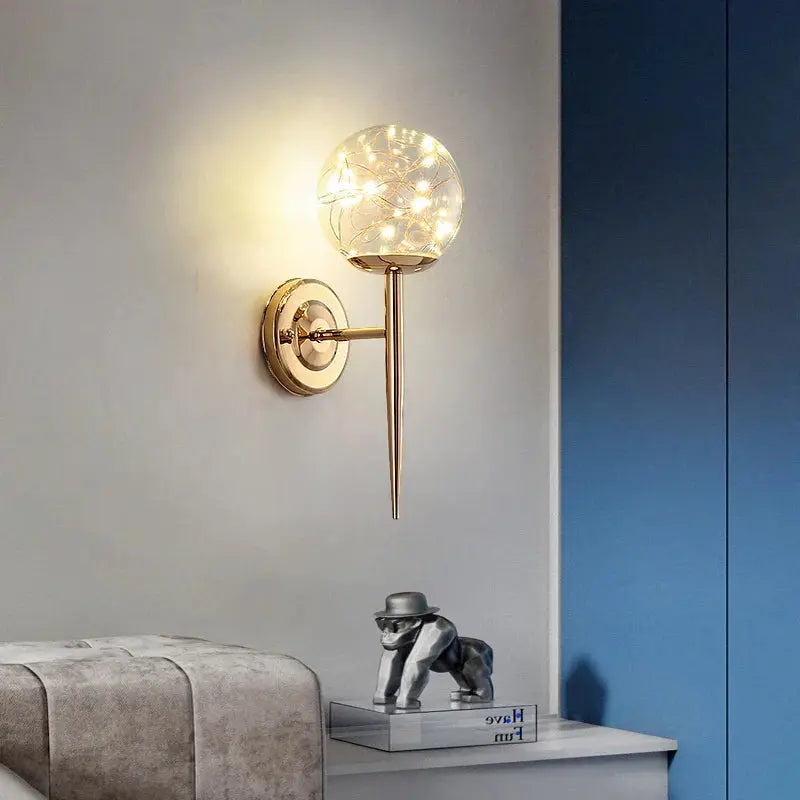ÉclatVerre - Applique Murale LED en Verre Coloré - Rynova