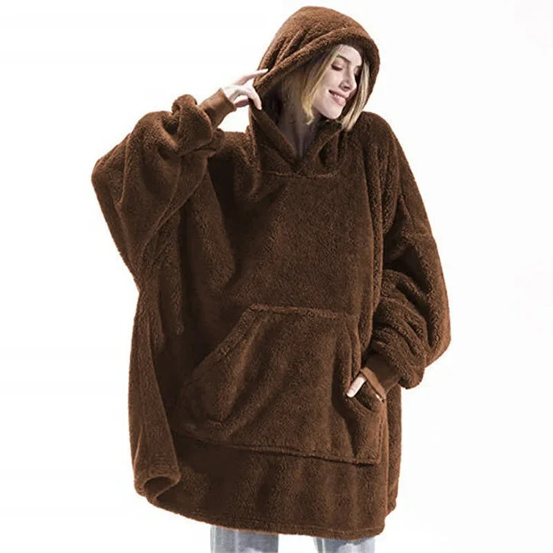 ChaleurÉlégante - Pull couverture en flanelle, pyjama - Rynova