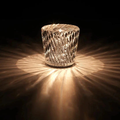 LuminaCristal – Lampe de Table en Cristal Élégante pour Restaurant et Bar - Rynova